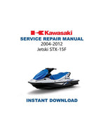 Kawasaki Jetski STX-15F Service Manual PDF service repair manual cover