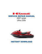 Kawasaki Jetski Ultra 250x Service Manual PDF service repair manual cover