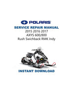 Polaris AXYS 600 800 Service Manual PDF service repair manual cover