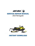 2023 Skidoo Renegade 600 850 900 Service Manual PDF service repair manual cover