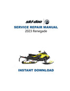 2023 Skidoo Renegade 600 850 900 Service Manual PDF service repair manual cover