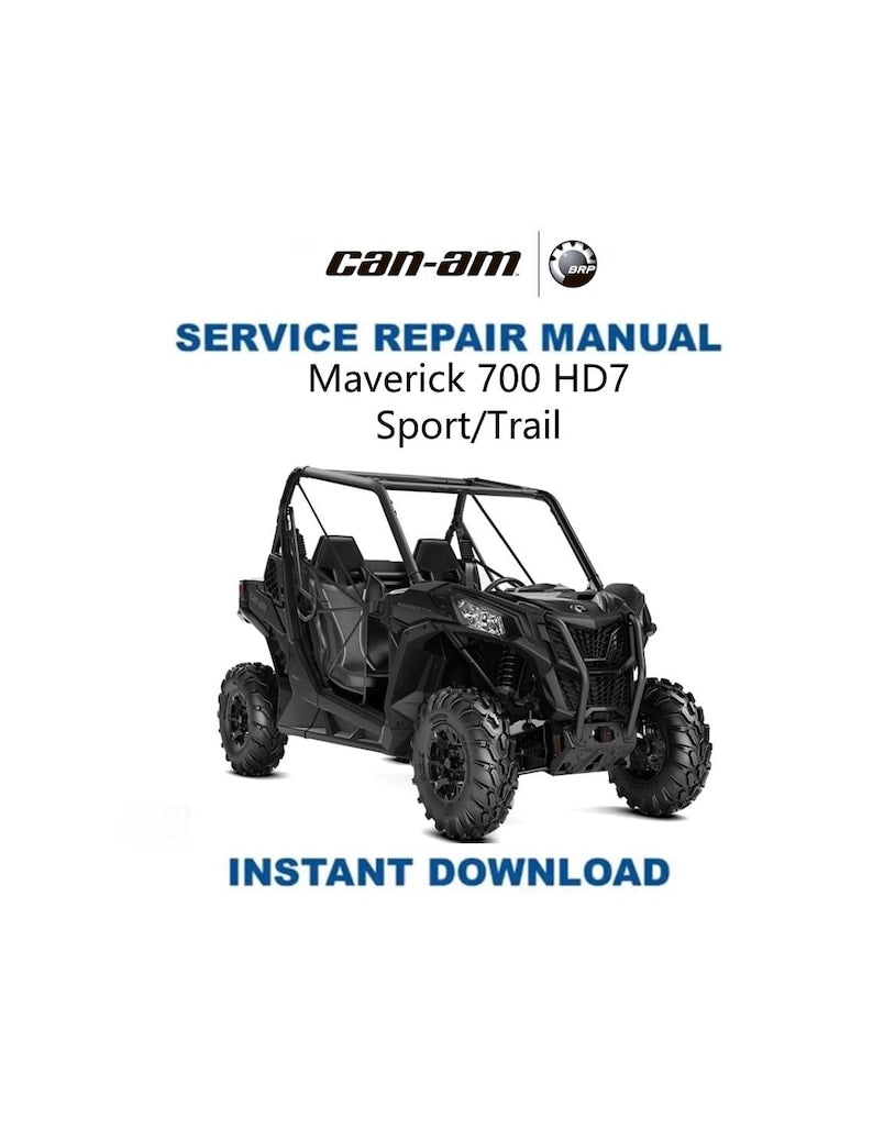 Can Am Maverick 700 HD7 Service Manual PDF service repair manual cover