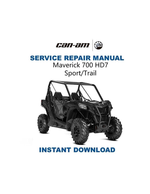 Can Am Maverick 700 HD7 Service Manual PDF service repair manual cover