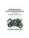 Kawasaki Ninja ZX-10R Service Manual PDF service repair manual cover