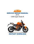KTM 1290 Super Duke R Service Manual PDF service repair manual cover