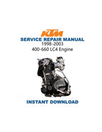 KTM 400 520 620 640 660 LC4 Engine Service Manual PDF service repair manual cover