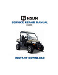 HiSun HS800 Service Manual PDF service repair manual cover