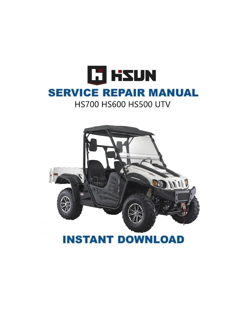 HiSun HS700 HS600 HS500 Service Manual PDF service repair manual cover