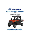 Polaris Ranger XP 1000 Service Manual PDF service repair manual cover