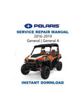 Polaris General 1000 Service Manual PDF service repair manual cover