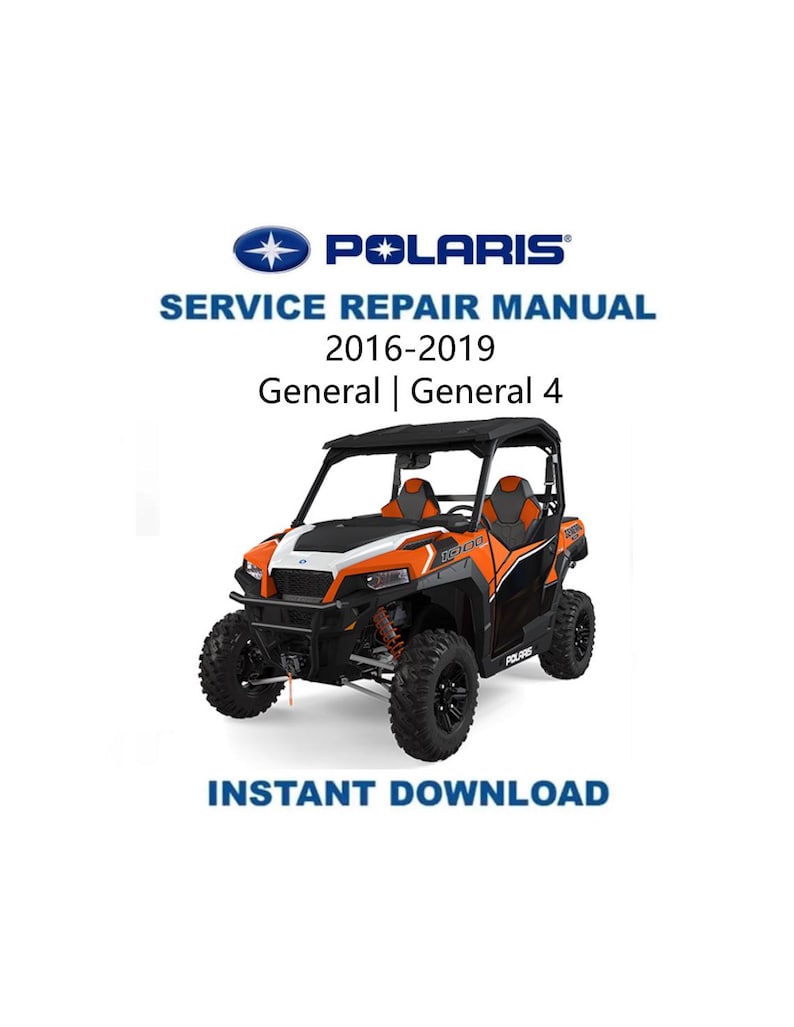Polaris General 1000 Service Manual PDF service repair manual cover