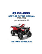 Polaris Sportsman 800 EFI Service Manual PDF service repair manual cover