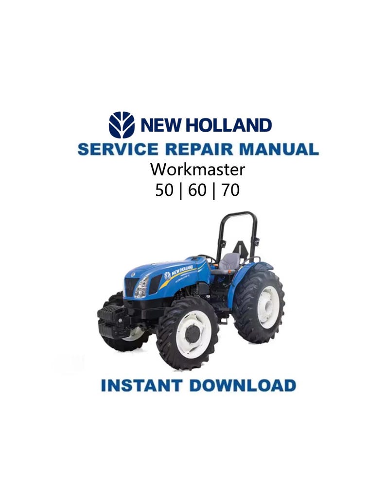 New Holland Workmaster 50 60 70 Tractor Service Manual PDF service repair manual cover
