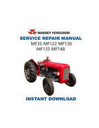 Massey Ferguson MF35 MF122 MF130 MF135 MF148 Tractor Service Manual PDF service repair manual cover