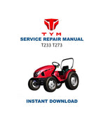 TYM T 233 273 Tractor Service Repair Manual PDF service repair manual cover