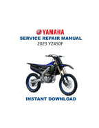 Yamaha YZ450FP Service Manual PDF service repair manual cover
