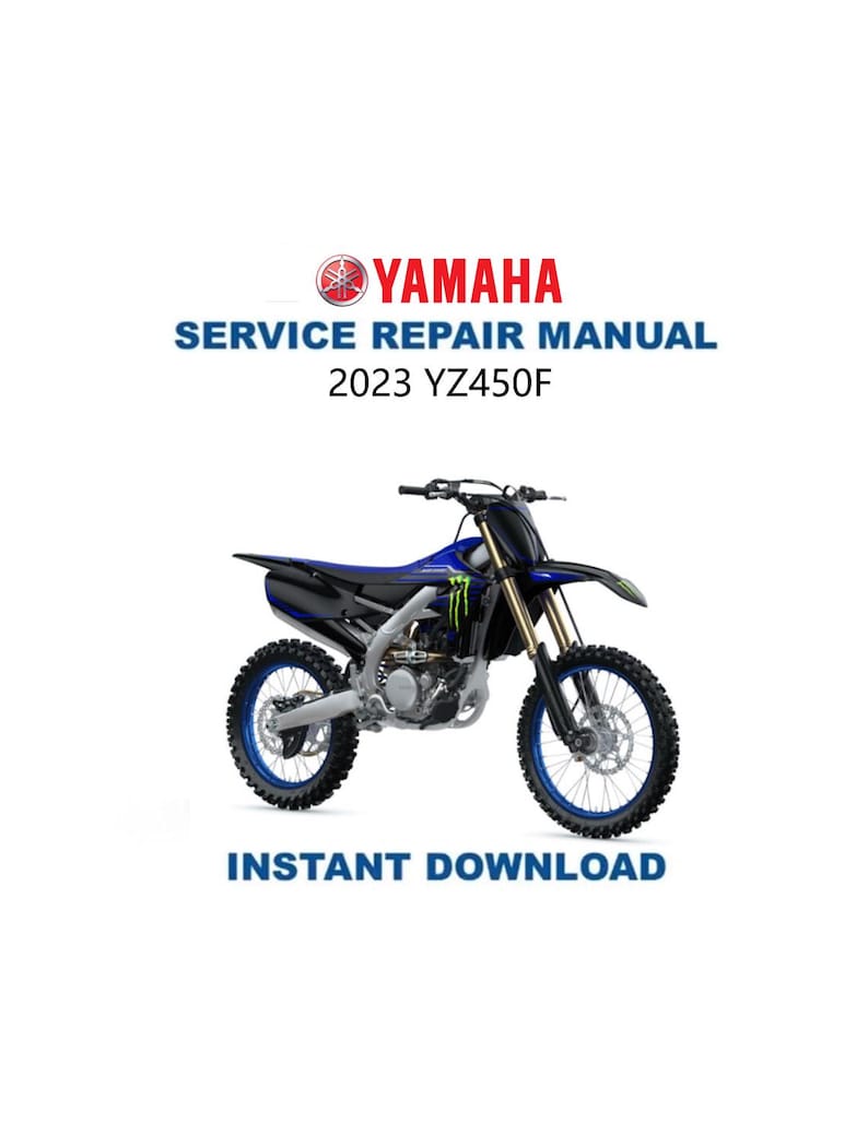 Yamaha YZ450FP Service Manual PDF service repair manual cover