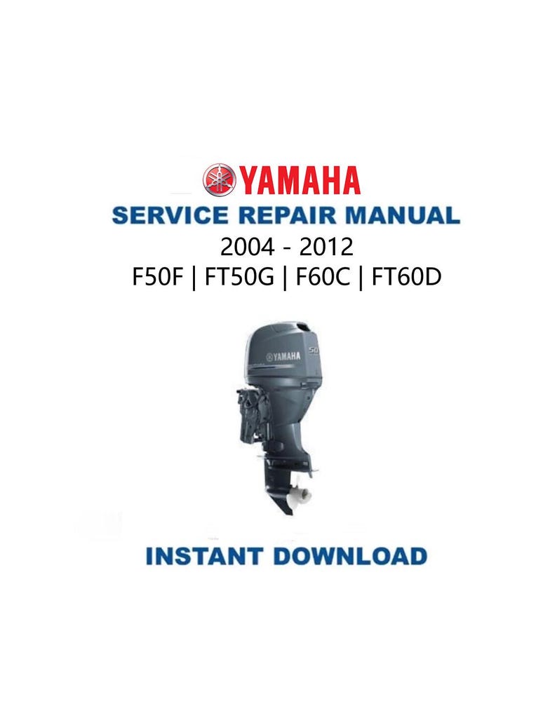 Yamaha F50F FT50G F60C FT60D Service Manual PDF service repair manual cover