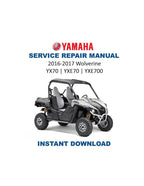 Yamaha Wolverine YX70 YXE70 YXE700 Service Manual PDF service repair manual cover
