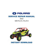 Polaris RZR Pro R Service Manual PDF service repair manual cover