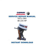 Johnson Evinrude 48-235 HP Service Manual PDF service repair manual cover