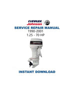 Johnson Evinrude 1.25 - 70 HP Service Manual PDF service repair manual cover