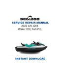 Seadoo GTI GTR Service Manual PDF service repair manual cover