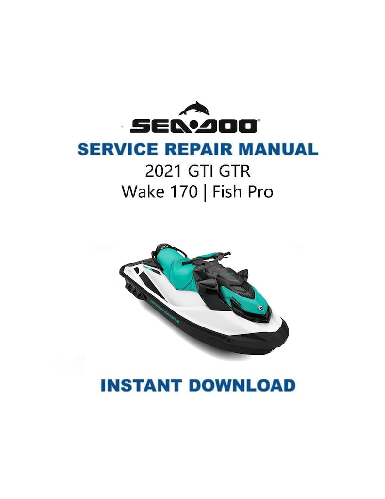 Seadoo GTI GTR Service Manual PDF service repair manual cover