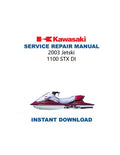 Kawasaki Jetski 1100 Service Manual PDF service repair manual cover