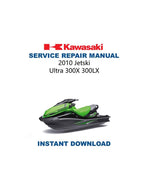 Kawasaki Jetski Ultra 300X 300LX Service Manual PDF service repair manual cover