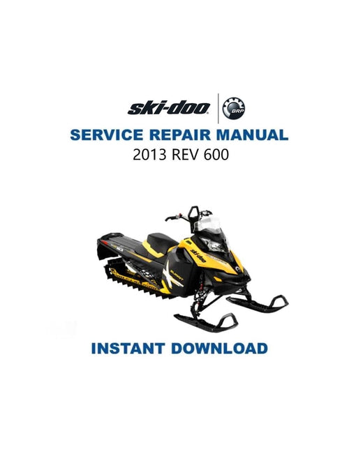 2013-2016 Skidoo REV 600 800 Service Manual PDF service repair manual cover