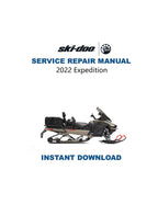 2022 Skidoo Expedition 600 850 900 Service Manual PDF service repair manual cover