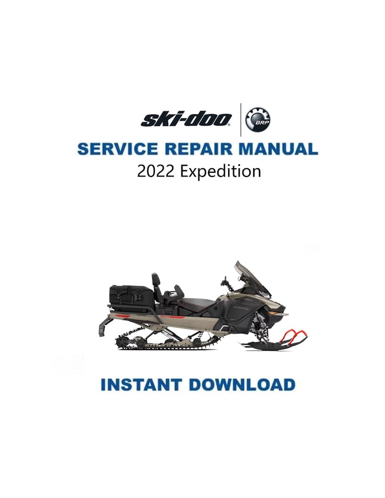 2022 Skidoo Expedition 600 850 900 Service Manual PDF service repair manual cover