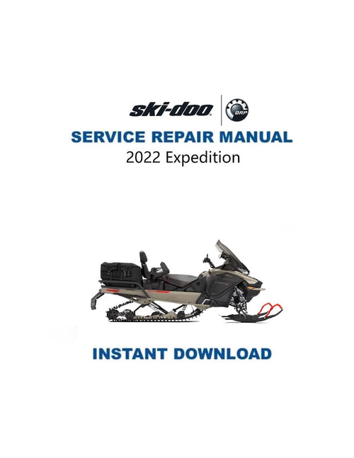 2022 Skidoo Expedition 600 850 900 Service Manual PDF service repair manual cover