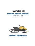 2023 Skidoo MXZ200 Service Manual PDF service repair manual cover
