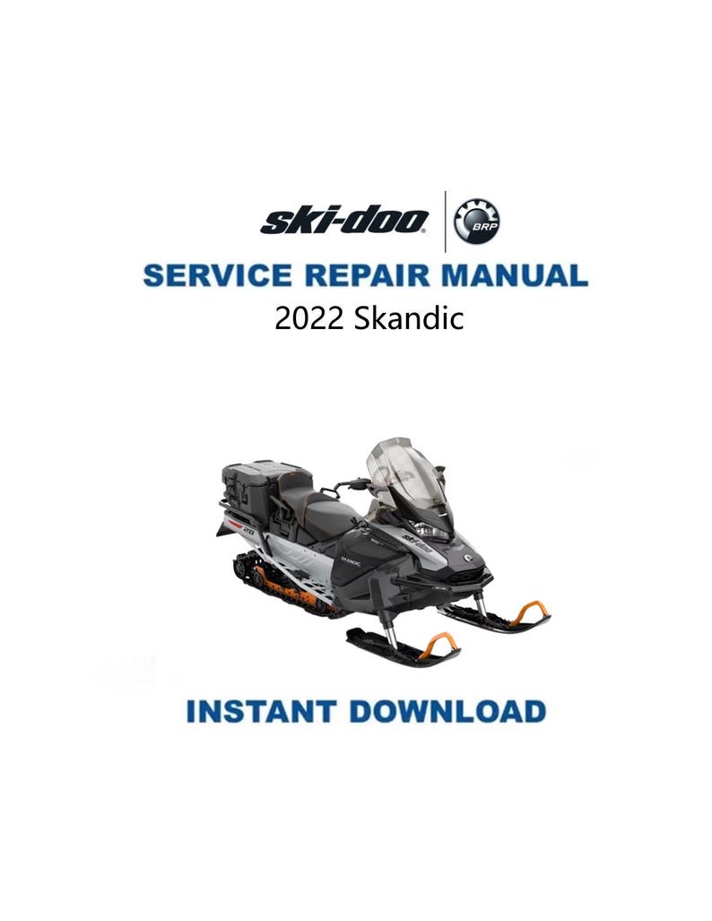 2022 Skidoo Skandic 600 900 Service Manual PDF service repair manual cover