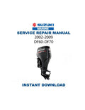 Suzuki DF60-DF70 Service Manual PDF service repair manual cover
