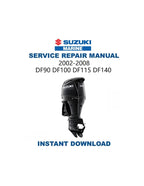 Suzuki DF90 DF100 DF115 DF140 Service Manual PDF service repair manual cover