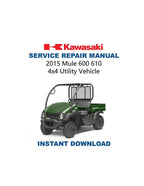 Kawasaki Mule 600 610 Service Manual PDF service repair manual cover
