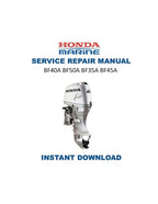 Honda BF40A BF50A Service Manual PDF service repair manual cover