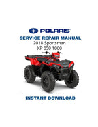 Polaris Sportsman XP 850 1000 Service Manual PDF service repair manual cover