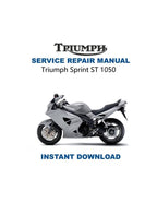Triumph Sprint ST1050 Service Manual PDF service repair manual cover