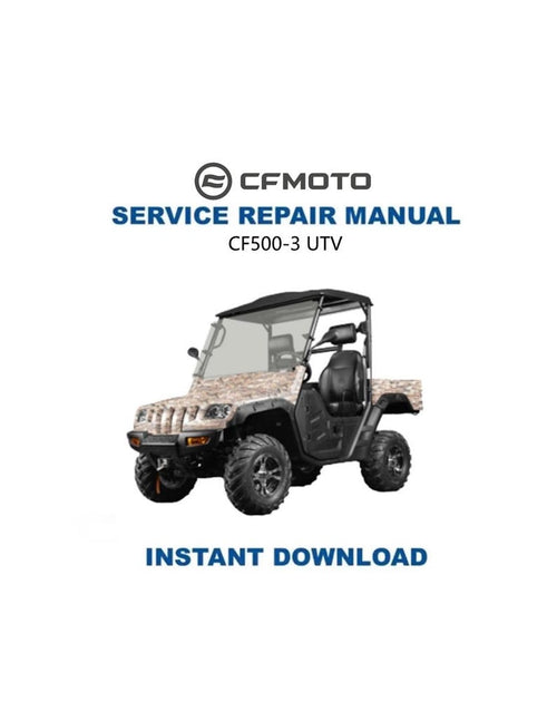 CFMOTO CF500-3 Service Repair Manual PDF service repair manual cover