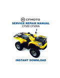 CFMOTO CF 500 Service Repair Manual PDF service repair manual cover