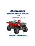 Polaris Sportsman 570 EFI Service Manual PDF service repair manual cover