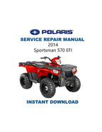 Polaris Sportsman 570 EFI Service Manual PDF service repair manual cover