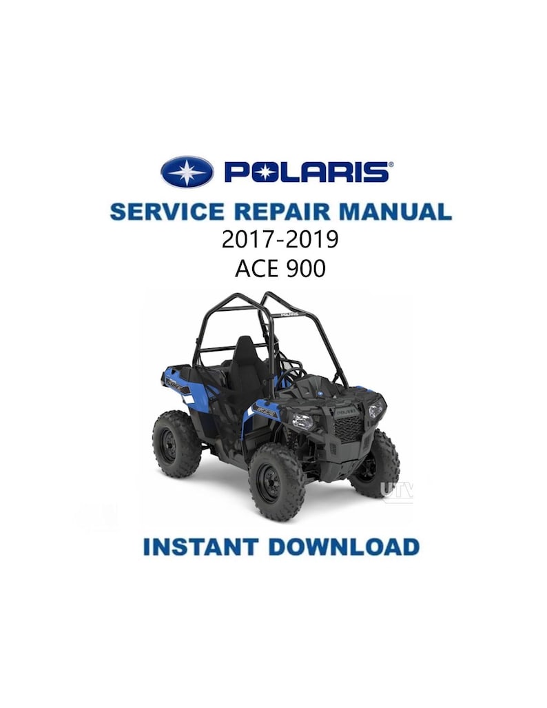 Polaris ACE 900 Service Manual PDF service repair manual cover