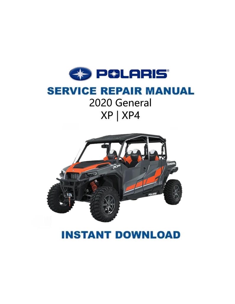 Polaris GENERAL XP XP4 Service Manual PDF service repair manual cover