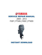 Yamaha F50F FT50G F60C FT60D Outboard Service Repair Manual PDF service repair manual cover