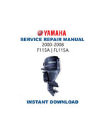 Yamaha F115A FL115A Service Manual PDF service repair manual cover